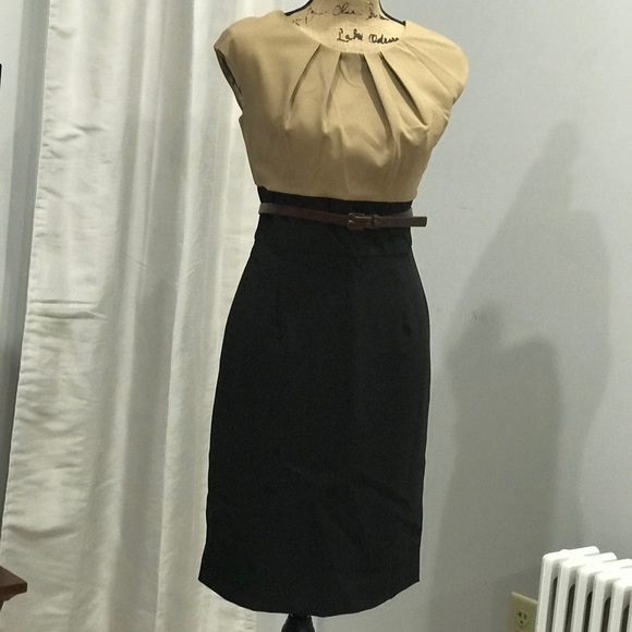 Ronni Nicole Dresses & Skirts - Ronni Nicole colorblock brown black dress 6